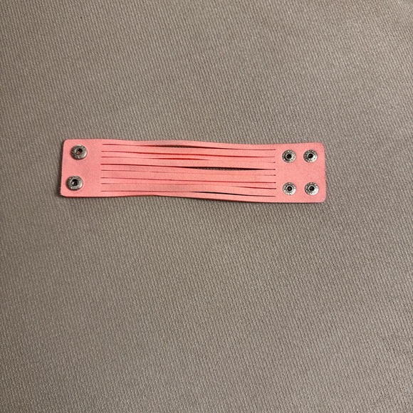 Set of 5 Rhinestone Multi-Row Snap Cuff Bracelets - Picture 9 of 13